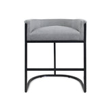 Modern Wide Bucket Upholstered Barstool - NH082603