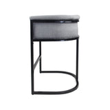 Modern Wide Bucket Upholstered Barstool - NH082603