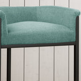 Modern Wide Bucket Upholstered Barstool - NH082603