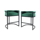 Modern Wide Bucket Upholstered Barstool - NH082603