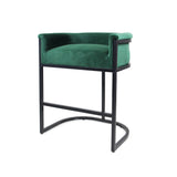 Modern Wide Bucket Upholstered Barstool - NH082603