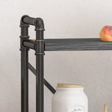 Industrial Pipe Design 3-Shelf Etagere Bookcase - NH012903