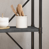 Industrial Pipe Design 3-Shelf Etagere Bookcase - NH012903