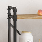 Industrial Pipe Design 3-Shelf Etagere Bookcase - NH012903