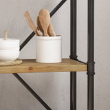 Industrial Pipe Design 3-Shelf Etagere Bookcase - NH012903