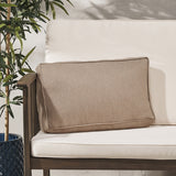 Outdoor Rectanglular Water Resistant 12"x20" Lumbar Pillow - NH649703