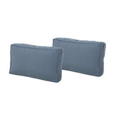 Outdoor Rectanglular Water Resistant 12"x20" Lumbar Pillows - NH079703