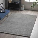 Modern Wool and Viscose Area Rug - NH777803