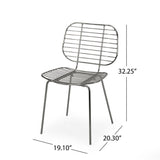 Modern Glam Iron Dining Chair - NH803113