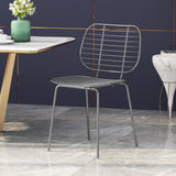 Modern Glam Iron Dining Chair - NH803113