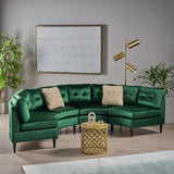 Glam Velvet Modular 4 Seater Sectional - NH921803