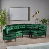 Glam Velvet Modular 4 Seater Sectional - NH921803