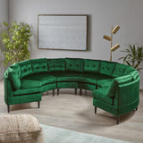 Glam Velvet Modular 6 Seater Sectional - NH031803