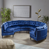 Glam Velvet Modular 6 Seater Sectional - NH031803