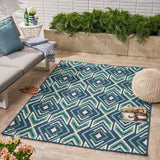 Outdoor Geometric Area Rug - NH409403