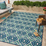 Outdoor Geometric Area Rug - NH409403