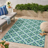 Outdoor Geometric Area Rug - NH498403