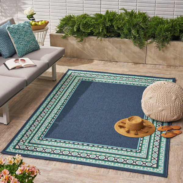 Outdoor Border Area Rug - NH219403