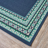 Outdoor Border Area Rug - NH219403