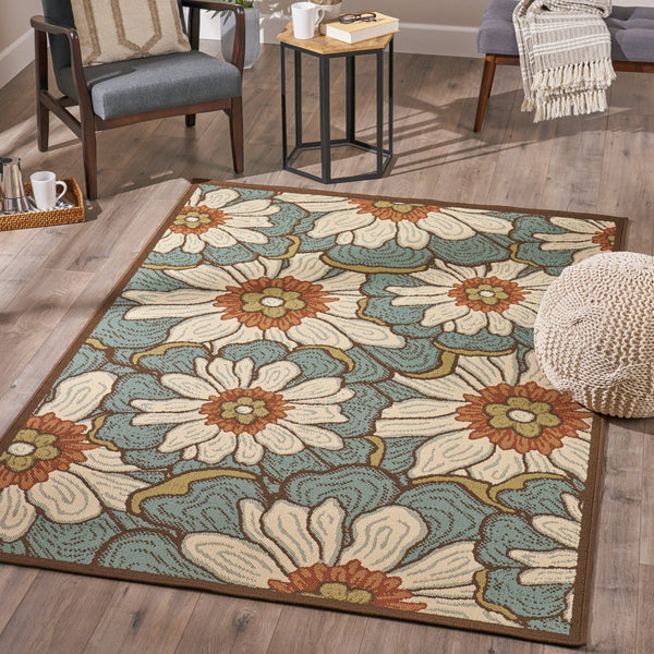 Indoor Floral  Area Rug - NH016503