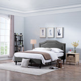 MacArthur Fabric Upholstered Queen Sized Bed Set - NH101803