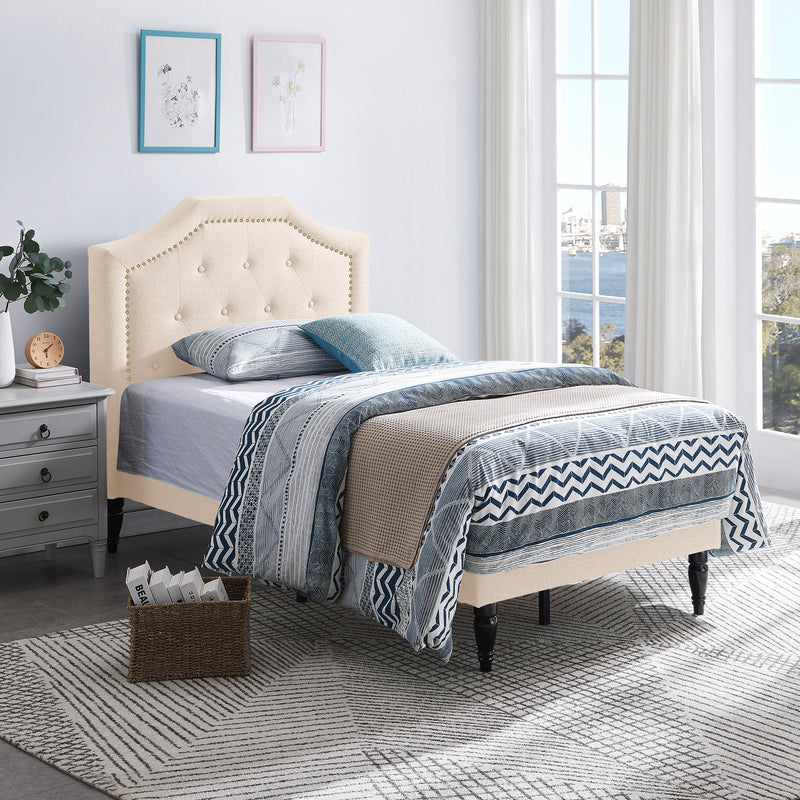 Upholstered Twin Bed Platform - NH356113