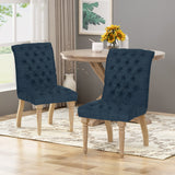 Tufted Fabric Dining Chair (Set of 2) - NH980903