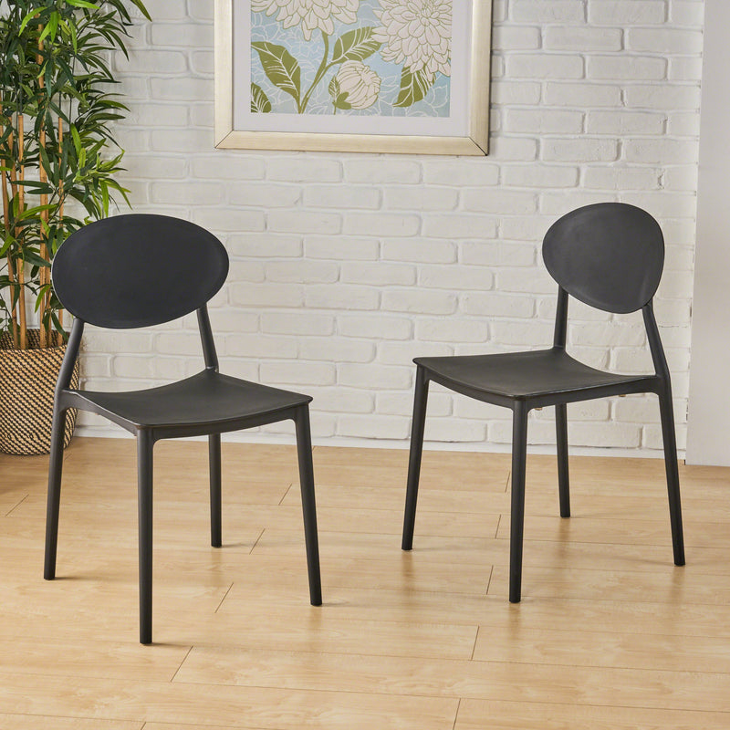 Indoor Plastic Chair (Set of 2) - NH525603