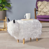 Furry Yak Ottoman - NH128503