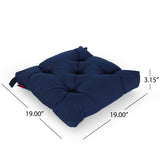 Indoor Fabric Classic Tufted Chair Cushion - NH930013