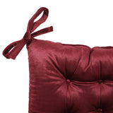 Tufted Velvet Dining Chair Cushion Pad - NH968013