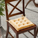 Tufted Velvet Dining Chair Cushion Pad - NH968013