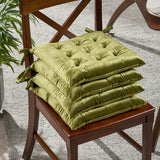 Tufted Velvet Dining Chair Cushion Pads (Set of 4) - NH188013