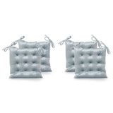 Tufted Velvet Dining Chair Cushion Pads (Set of 4) - NH188013