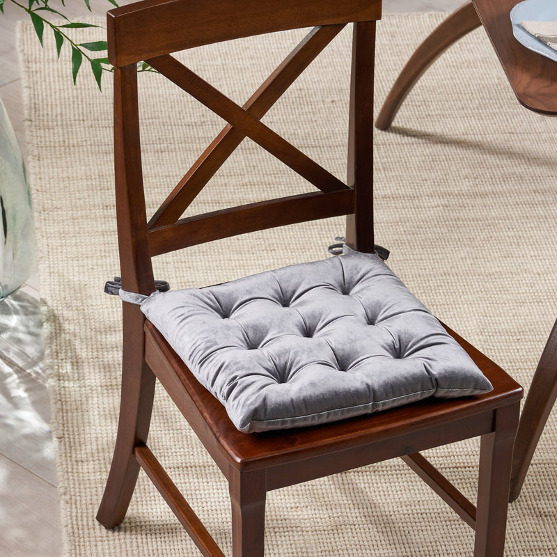 Tufted Velvet Dining Chair Cushion Pad - NH968013