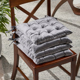 Tufted Velvet Dining Chair Cushion Pads (Set of 4) - NH188013