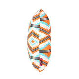 Boho Outdoor Cushion, 17.75" Square, Southwestern/Tribal, Orange, Cream, Light Blue, Black - NH731703