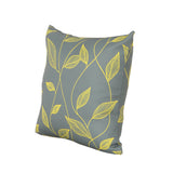 Outdoor Cushion, 17.75" Square, Cute Leaves, Yellow, Gray - NH341703