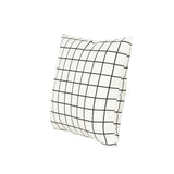 Outdoor Cushion, 17.75" Square, Modern Grid Pattern, Contemporary - NH931703