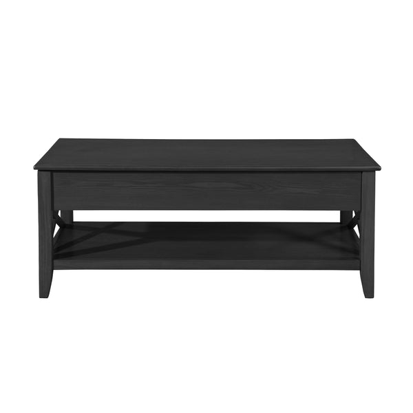 Luke Farmhouse Faux Wood Lift Top Coffee Table - NH290803