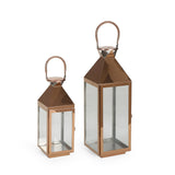 Modern Stainless Steel Lantern Set - NH561213