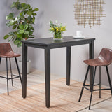 Contemporary Acacia Wood Bar Height Table - NH039803