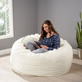 Glam 4 Foot Velvet Quilt Patterned Beanbag - NH227903