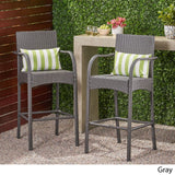 Outdoor Wicker Barstool Chair (Set of 2) - NH243113