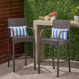 Outdoor Wicker Barstool Chair (Set of 2) - NH243113