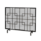 Modern Single PanelIron Firescreen - NH542903