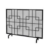 Modern Single PanelIron Firescreen - NH542903