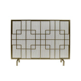 Modern Single PanelIron Firescreen - NH542903