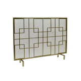 Modern Single PanelIron Firescreen - NH542903