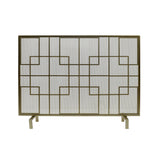 Modern Single PanelIron Firescreen - NH542903